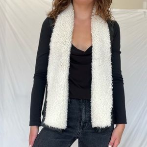 JACK by BB Dakota Vegan Leather and Faux Fur Fitted Jacket